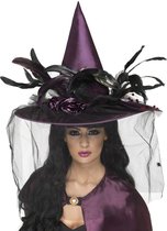 Dressing Up & Costumes | Costumes - Halloween - Witch Hat, Feathers And Netting