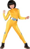 Vegaoo - Geel spion kostuum voor meisjes