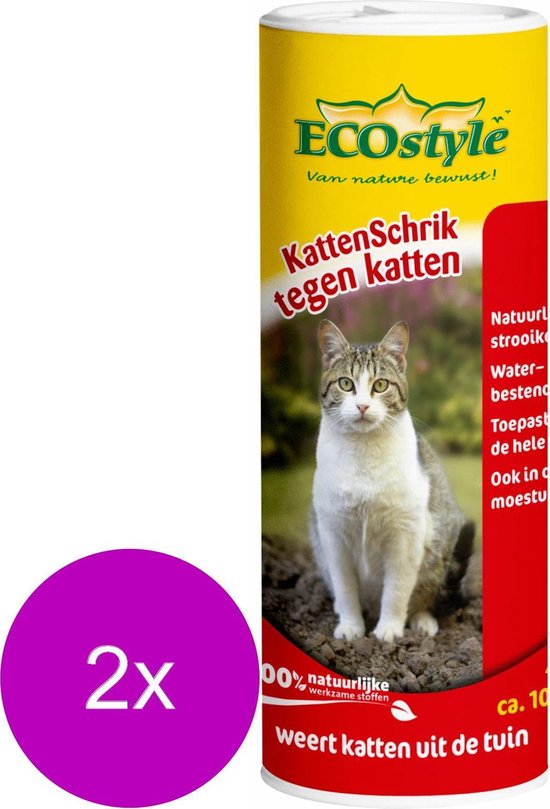 ECOstyle KattenSchrik - Kat - Afweermiddel - 2 x 400 gram | bol.com