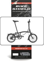 Bikeshield frame bescherming Brompton Fullpack glossy - voor vouwfiets  protectie sticker | fiets folie