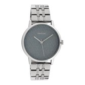 OOZOO Timepieces Zilverkleurig/Grijs horloge  - Zilverkleurig