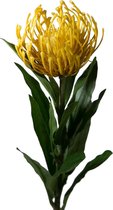 Viv! Home Luxuries Leucospermum - kunstbloem - geel - topkwaliteit