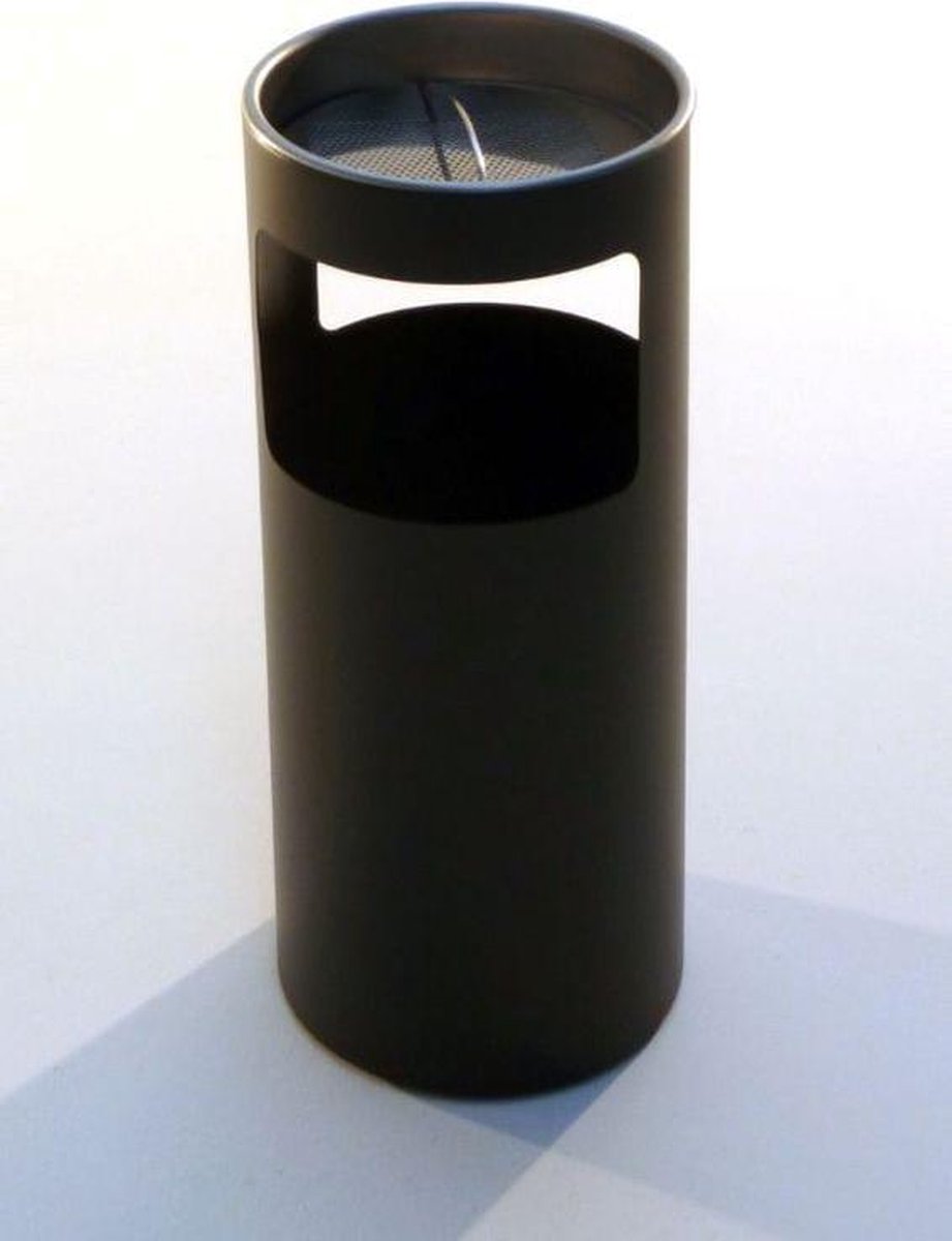 Graepel G-Line Pro Livigno staande asbak in design zwart gelakt staal