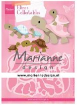 Marianne Design Collectables Snij en Embosstencil - Eline's Schildpadden