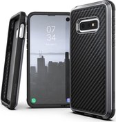 Raptic Lux Samsung Galaxy s10e hoesje carbon fiber zwart