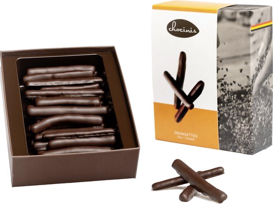 Duva Premium Gekonfijte Sinas in chocolade, Belgische Pure Chocolade met  Sinaasappel,... | bol.com