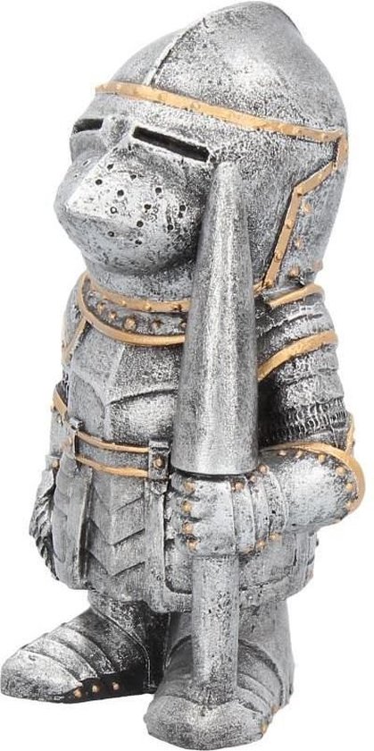 Nemesis Now Statuetta Chopalot Sir – 16 Cm, Resina Dipinta A Mano, Colore Argento