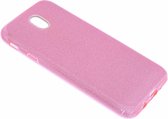 Roze Glitter TPU Hoesje Samsung Galaxy J3 (2017)