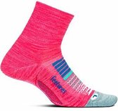 Feetures Elite Light Cushion Quarter - Roze - Hardloopsokken - Sportsokken - Small - 34/37