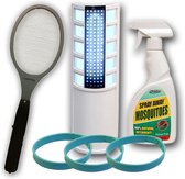 Voordeelpakket Anti-Muggen | Elektrische-Vliegenmepper - Muggenlamp - Muggenspray - Muggenarmband