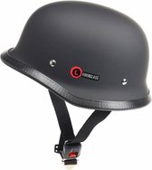 Redbike RK-300 Duitse motorhelm mat zwart maat M