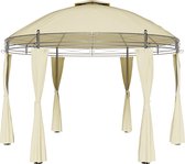 Casaria Paviljoen Toscana beige Ø 3,5m x 2,74m