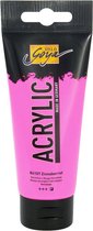 Solo Goya Fluoriserend Roze Acrylverf - 100ml tube - Hoge kwaliteit A-merk