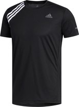 adidas Own The Run Tee Sportshirt Heren - Black - Maat XL