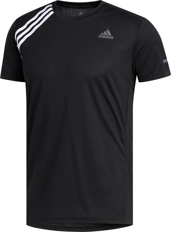 Foto: Adidas own the run tee sportshirt heren black maat xl