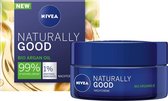 Bol.com NIVEA Naturally Good Nachtcrème - Met Bio Arganolie - 50 ml aanbieding