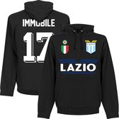 Lazio Immobile 17 Team Hoodie - Zwart - S
