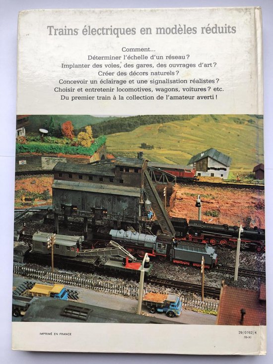 Livre Ancien Trains Miniatures Tôle JEP LR Meccano – Époque 4 Superbe état