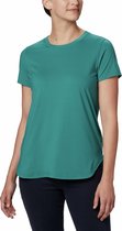 Columbia Outdoor Shirt Firwood Camp Ii Ss Tee Ladies - Waterfall Small - Taille S