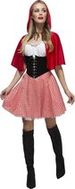 Sexy roodkapje verkleed kostuum/jurkje voor dames - Carnavalskleding sprookjesfiguren verkleedkleding 44/46