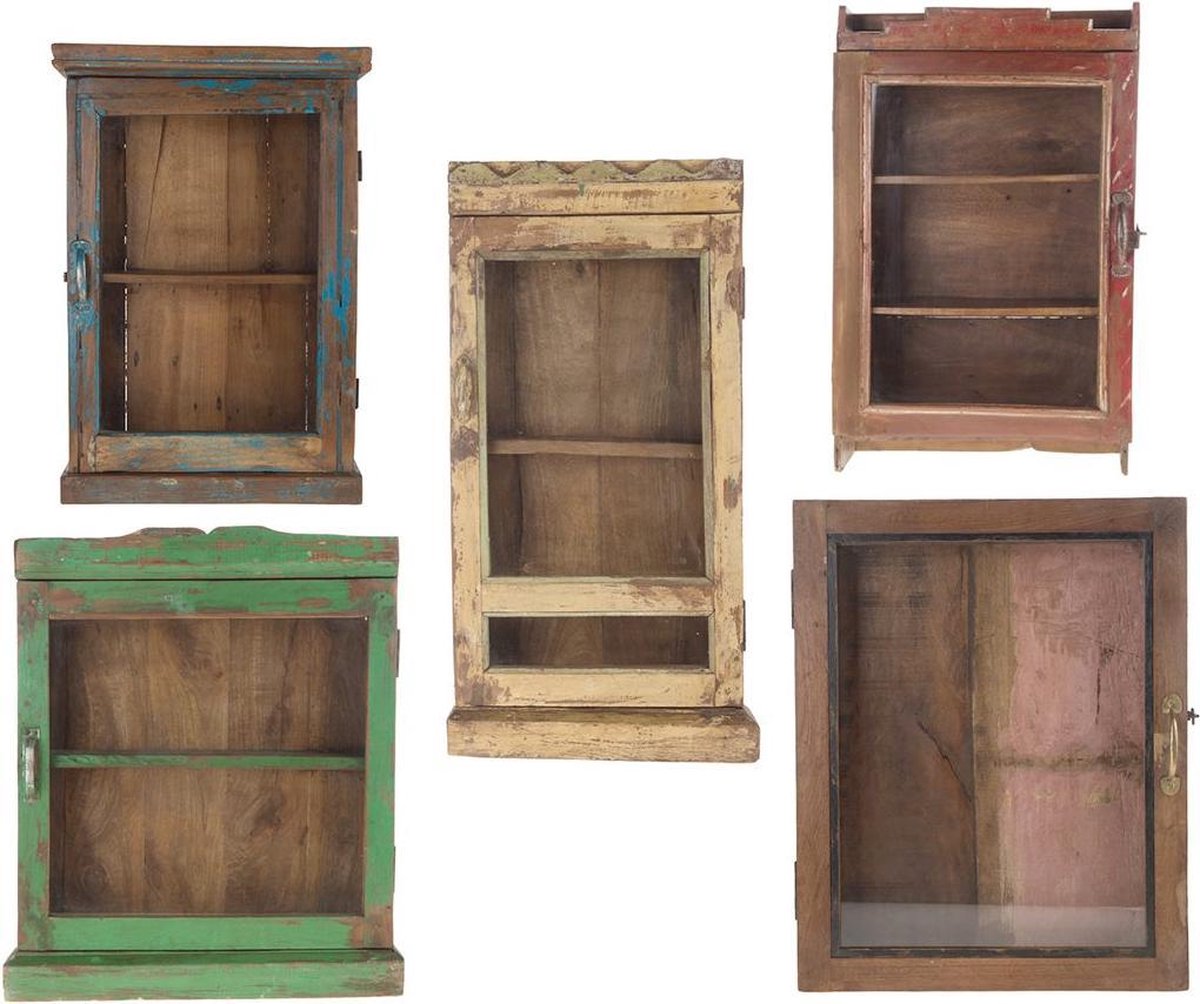 Vintage houten medicijnkast | bol.com