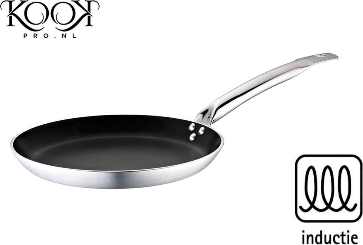 Kookpro MasterChef Inductie Crepe pan / pannenkoekpan Ø 32 cm voor