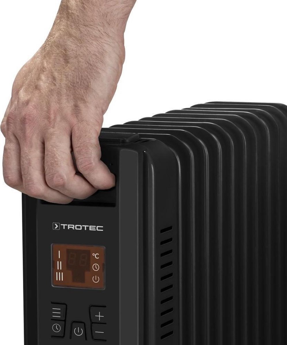 TROTEC Elektrische radiator TRH 25 E - bij-verwarming - oliegevulde radiator - Timer - 3 Standen – foto 8