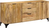 Dressoir 180x40x80 cm massief mangohout