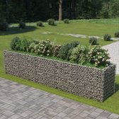 Gabion plantenbak 450x90x100 cm gegalvaniseerd staal