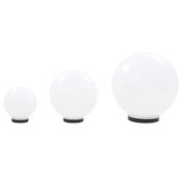 LED-bollampen - PMMA - Wit - Rond - 3 st