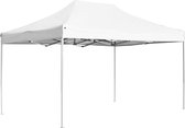 Partytent professioneel inklapbaar 4,5x3 m aluminium wit