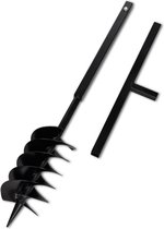 Grondboor met handvat en schroefkop 150 mm (zwart)