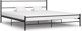 Bedframe metaal zwart 200x200 cm