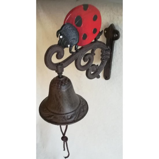 MadDeco - gietijzeren - deurbel - lieveheersbeestje