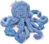 Bunnies By The Bay - knuffel - Ocho de Octopus - 23 cm - blauw