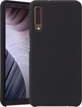 Samsung Galaxy A7 2018 Back cover - Zwart - TPU Case - Siliconen Hoesje