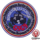 Federal German Border Guard GSG9 Police Geborduurde militaire patch embleem met klittenband