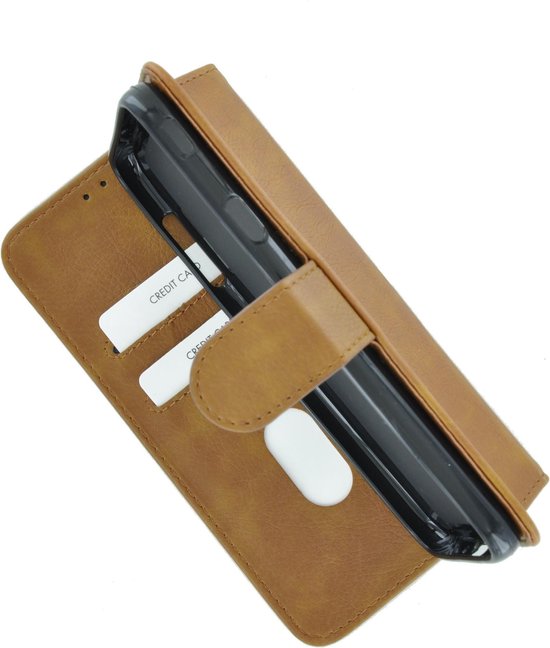 Samsung Galaxy A71 / A71s Cover Wallet Book Case Cover Brown Cover Pearlycase