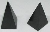 Shungiet gepolijste hoge piramide 30x60 mm (set van 2)