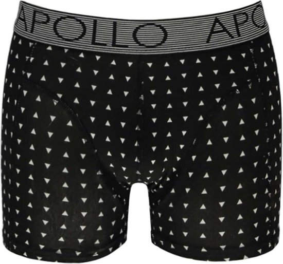 Apollo - Boxershorts heren - zwart - 2 pack - Maat S