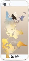 Casetastic Apple iPhone 5 / iPhone 5S / iPhone SE Hoesje - Softcover Hoesje met Design - Brilliant World Print