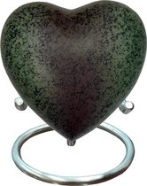 Mini urn hart Granit stone - urn voor as - 2083