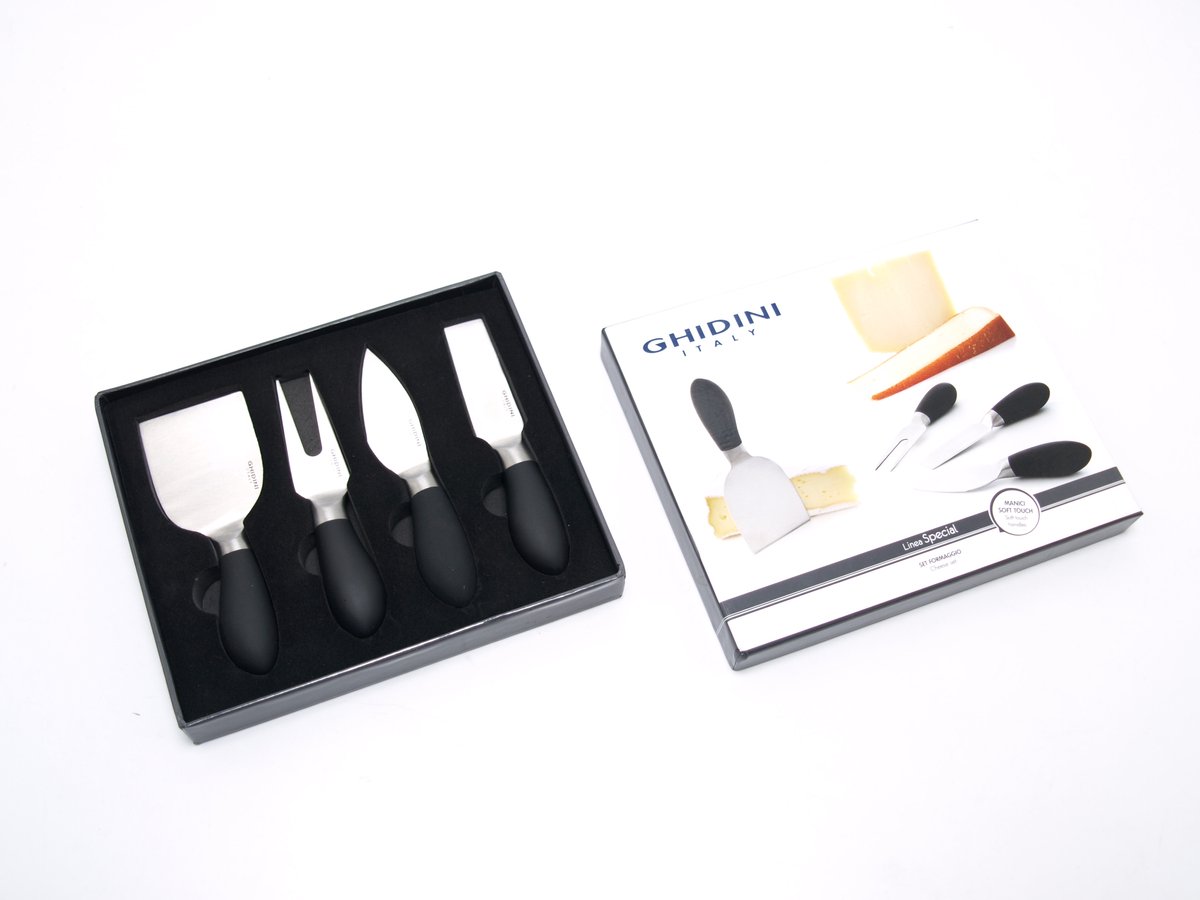 Kaasset 4-delig in cadeauverpakking - Ghidini