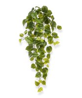 Philodendron kunst hangplant 80cm - groen