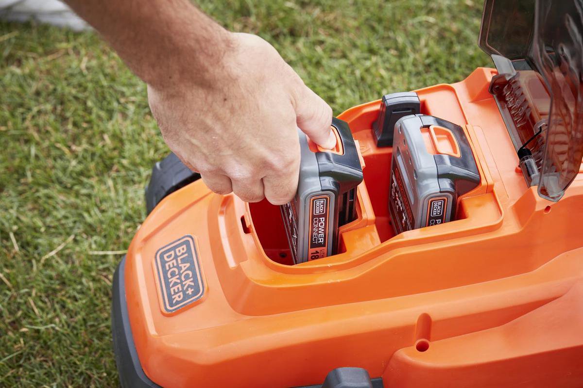 BLACK+DECKER 18V 33cm Grasmaaier, 35L opvangbak zonder accu en lader - BCMW3318N-XJ – foto 3