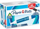Paper Mate whiteboardmarker met schuine punt, blauw