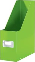 Leitz WOW Click & Store Stevige Kartonnen Tijdschriftenhouder - 10.3 x 33 x 25.3 Cm (BxHxD) - Groen