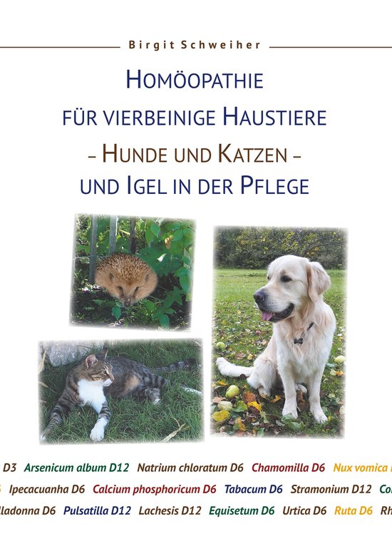 Homöopathie für Haustiere - Hunde und Katzen - und Igel in ... - cover