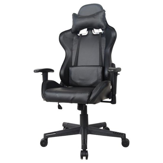 Gamestoel Thomas - bureaustoel racing gaming - ergonomisch - zwart
