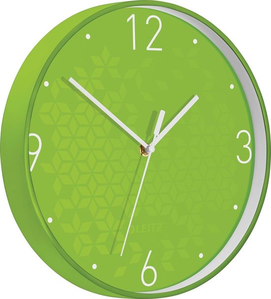 Horloge murale Leitz WOW, vert